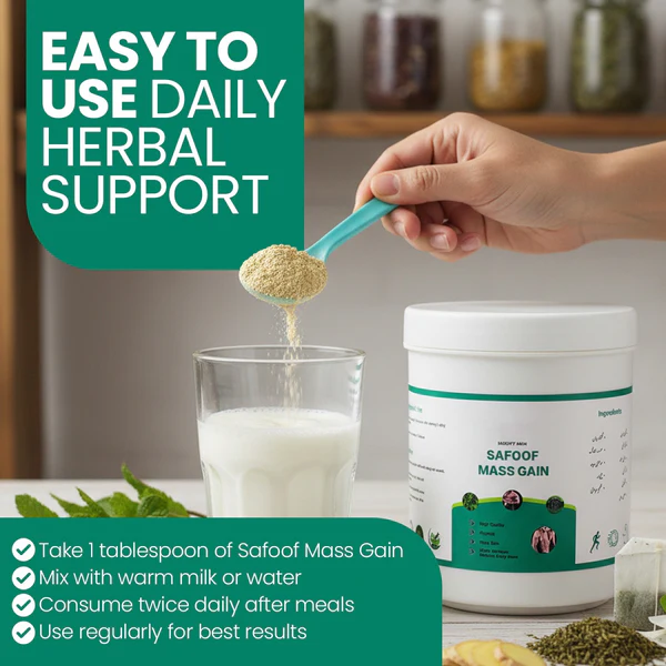 SAFOOF MASS GAIN (500 Grams Jar)